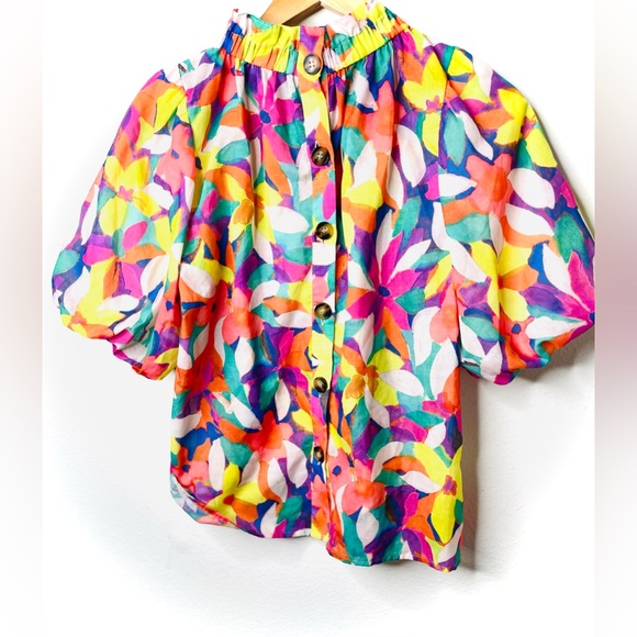 THML Floral Print Ruffle‎ Top - Picture 5 of 5